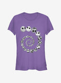 spooky holiday Jack Skellington Spiral Classic Girls T-Shirt