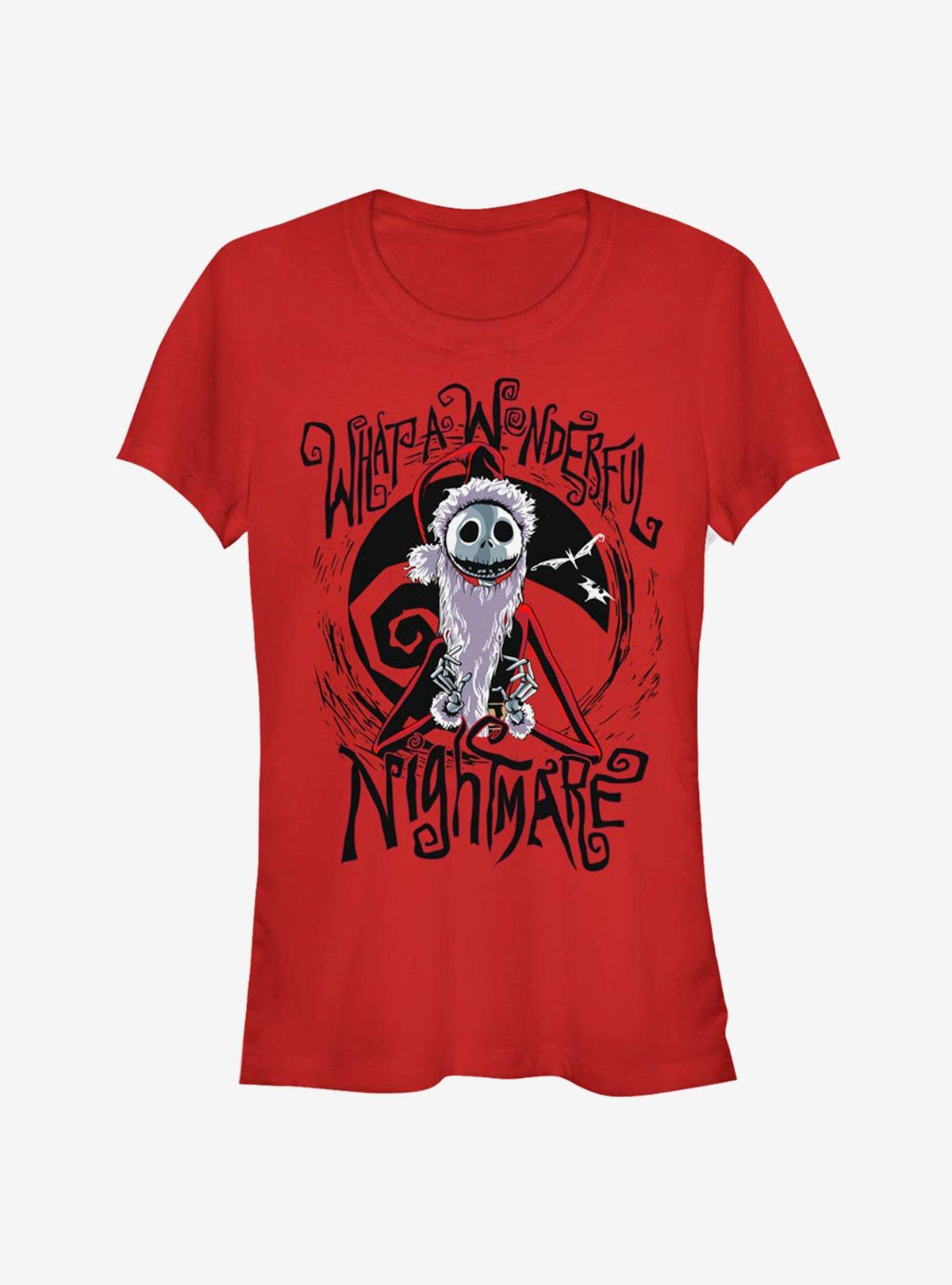 spooky holiday What A Wonderful Nightmare Santa Jack Girls T-Shirt