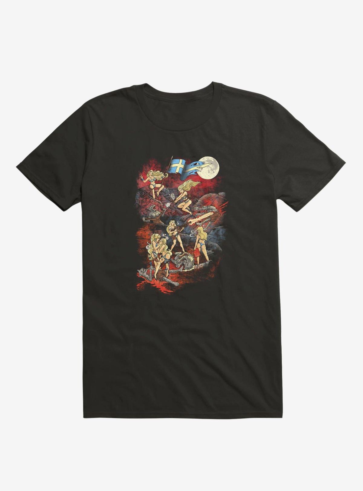 Swedish Bikini Werewolf Destruction Unit T Shirt T Shirt Trending US Daily Wear