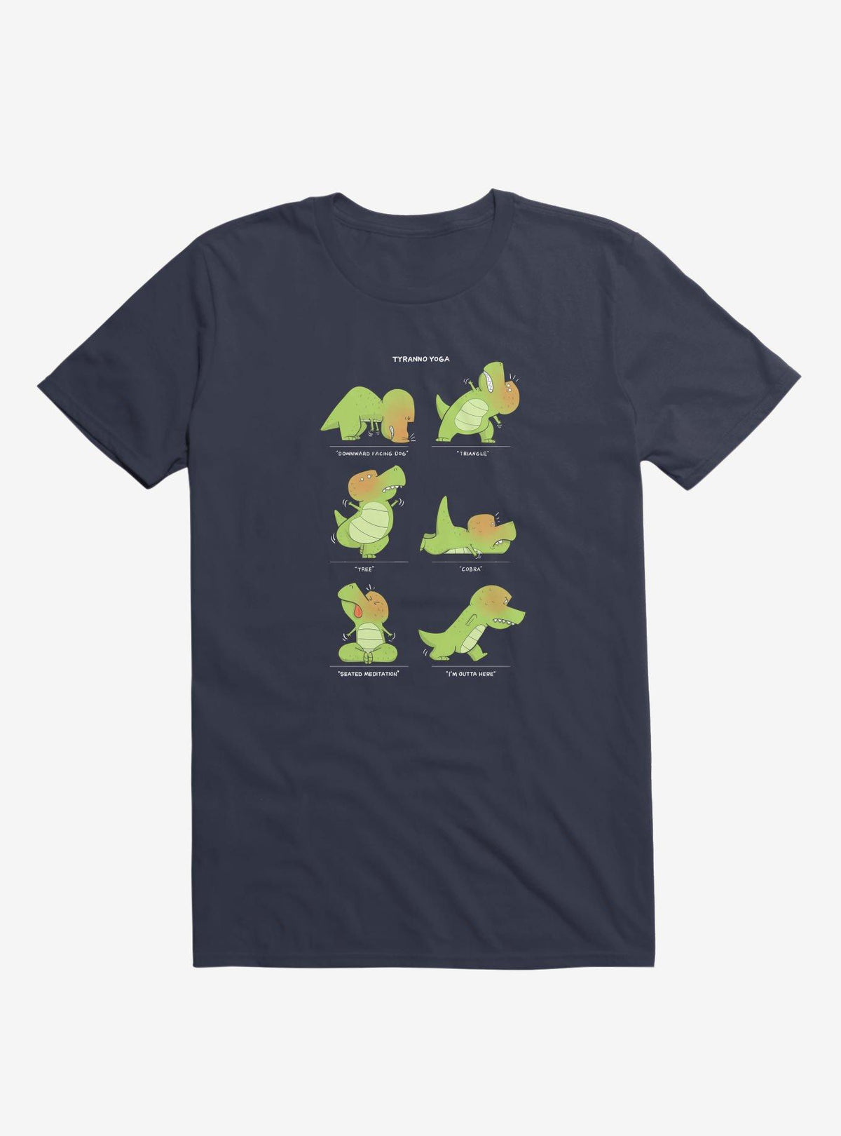 T Rex Tries Yoga T Shirt T Shirt Trending US Funny Quote