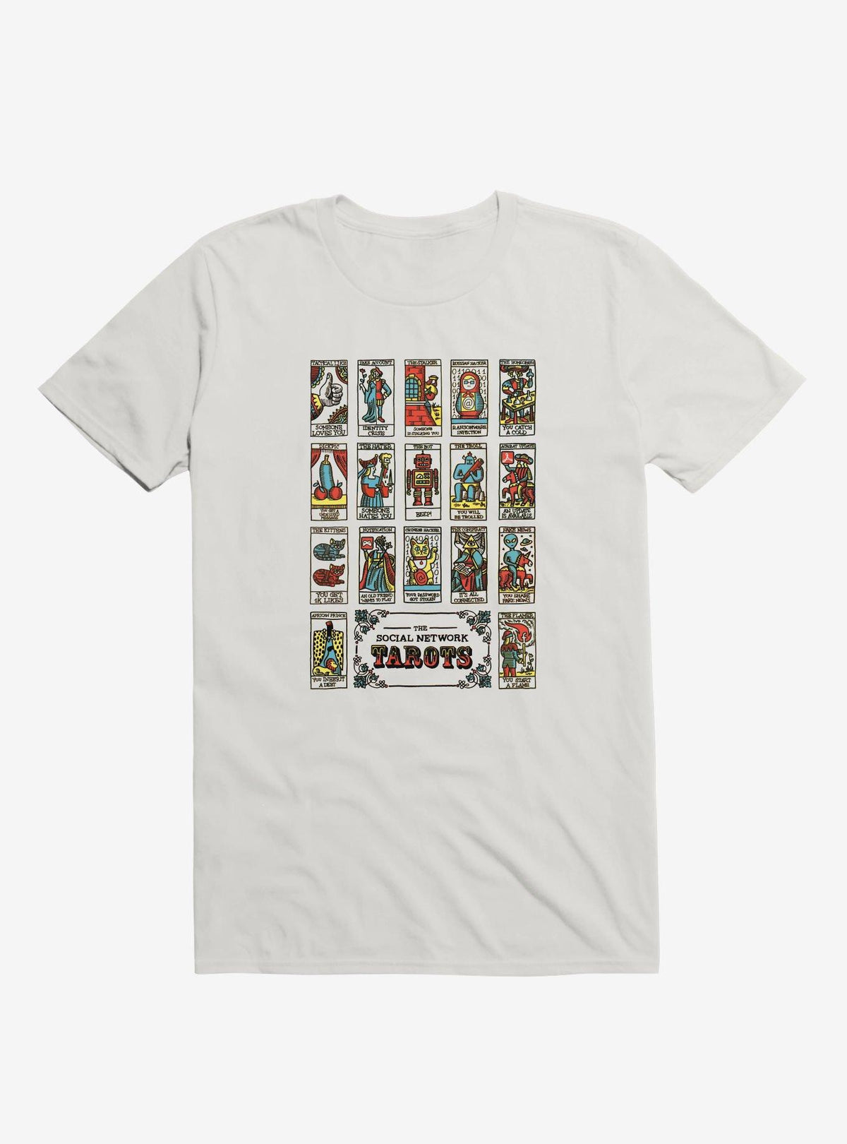 The Social Network Tarots T Shirt T Shirt High Search Demand Humor Gift