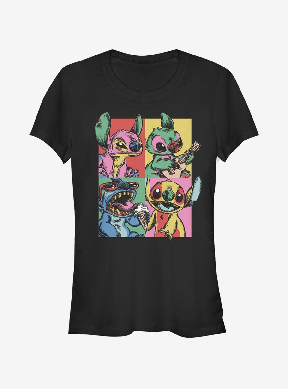 island alien duo Grunge cute blue alien Girls T-Shirt
