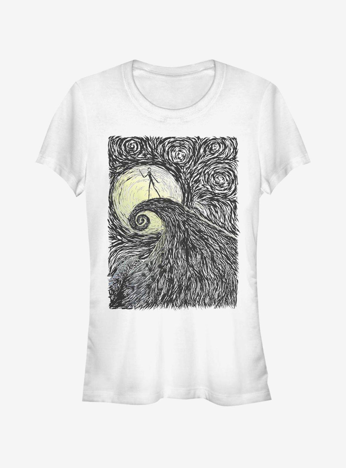 spooky holiday Spiral HIll Painting Classic Girls T-Shirt