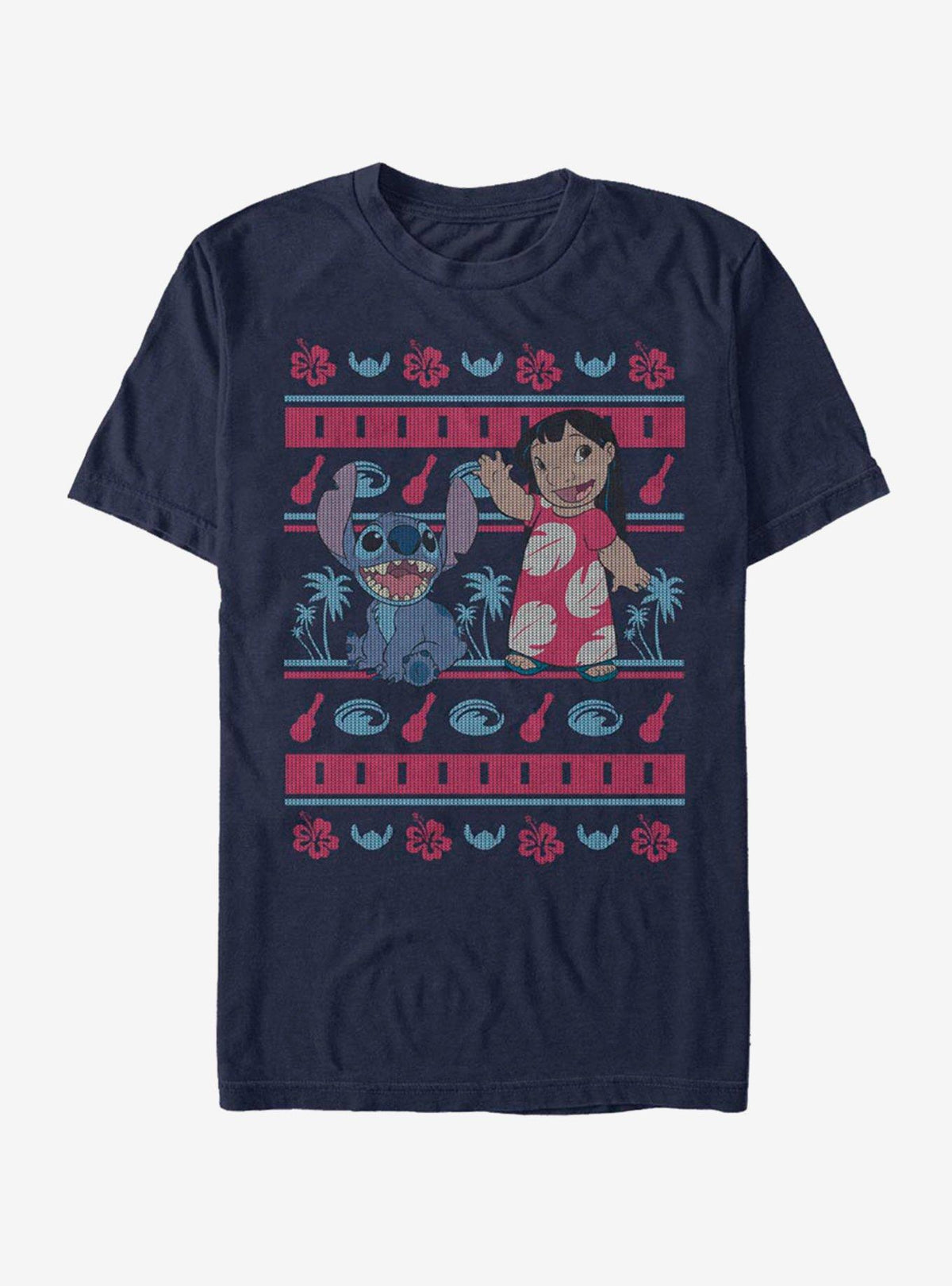 island alien duo Holiday island girl Hawaiian Pattern T-Shirt