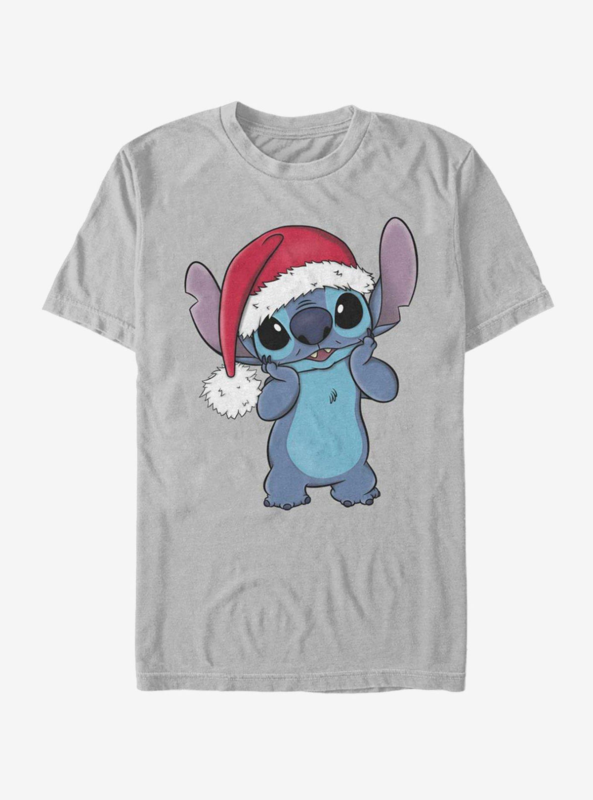 island alien duo Holiday cute blue alien Wearing Santa Hat T-Shirt 4