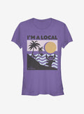 island alien duo Beach Scene Girls T-Shirt