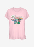 island alien duo Rainbow Ohana Girls T-Shirt