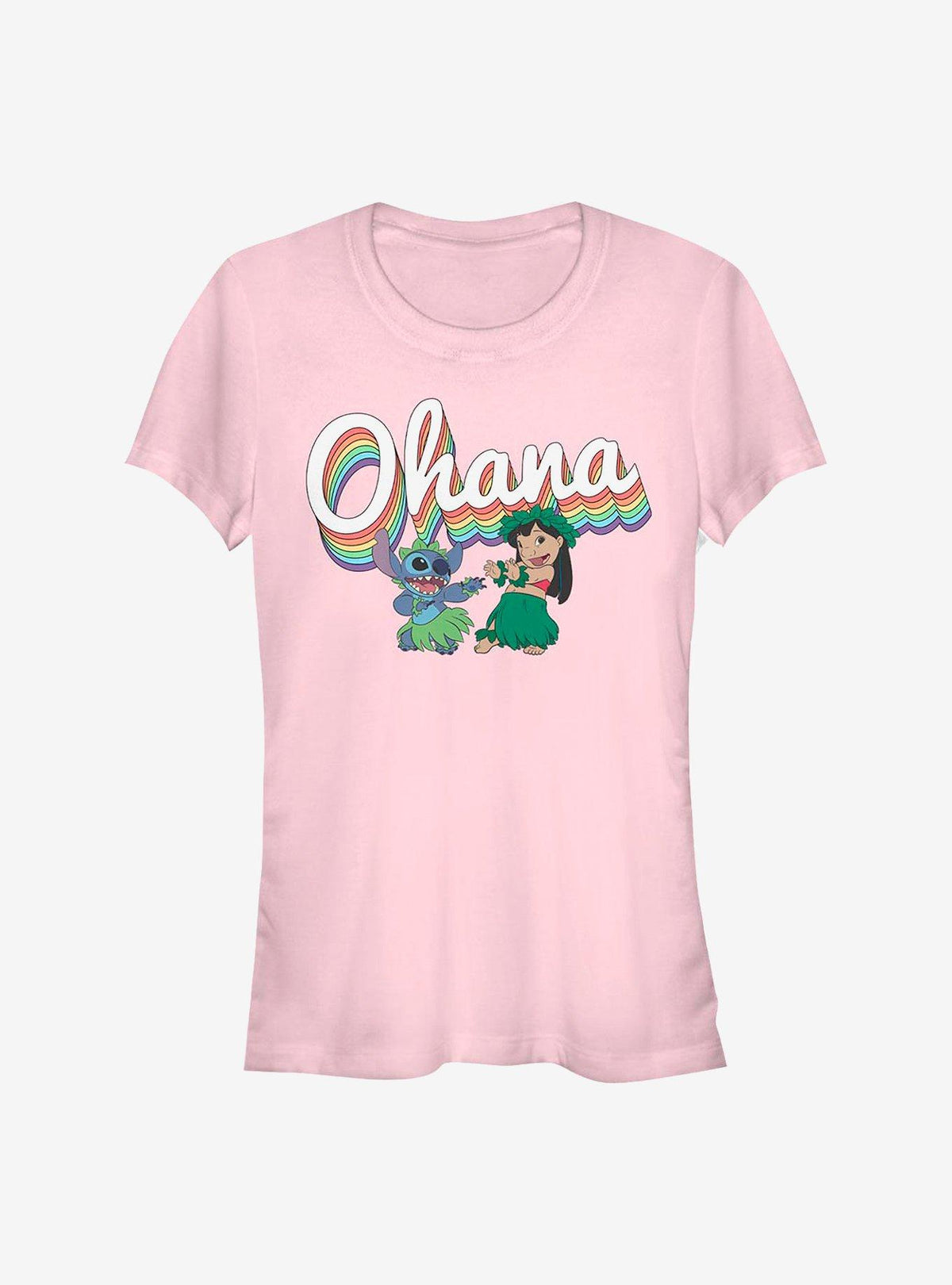 island alien duo Rainbow Ohana Girls T-Shirt