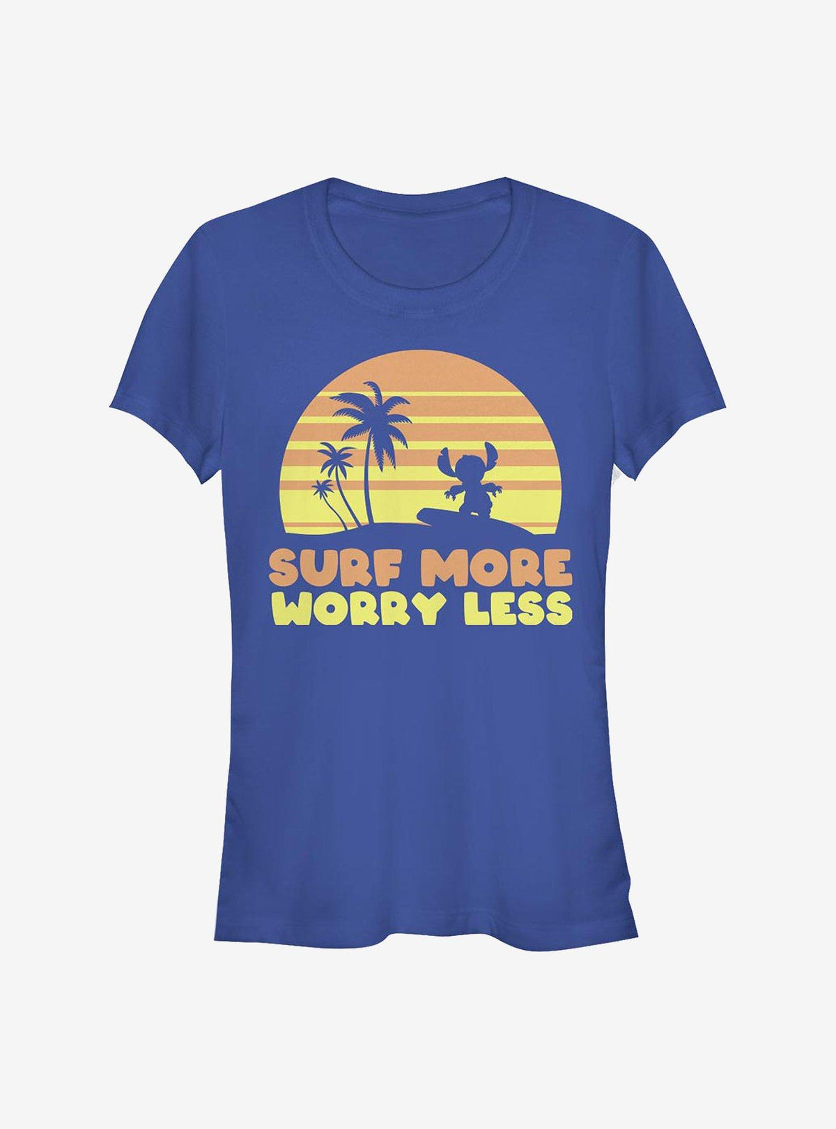 island alien duo Surf More Worry Less Girls T-Shirt