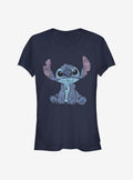 island alien duo Simply cute blue alien Girls T-Shirt 2