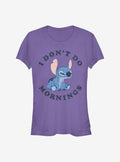 island alien duo Don't Do Mornings Girls T-Shirt