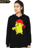 Pikachu Girls Black Hoodie