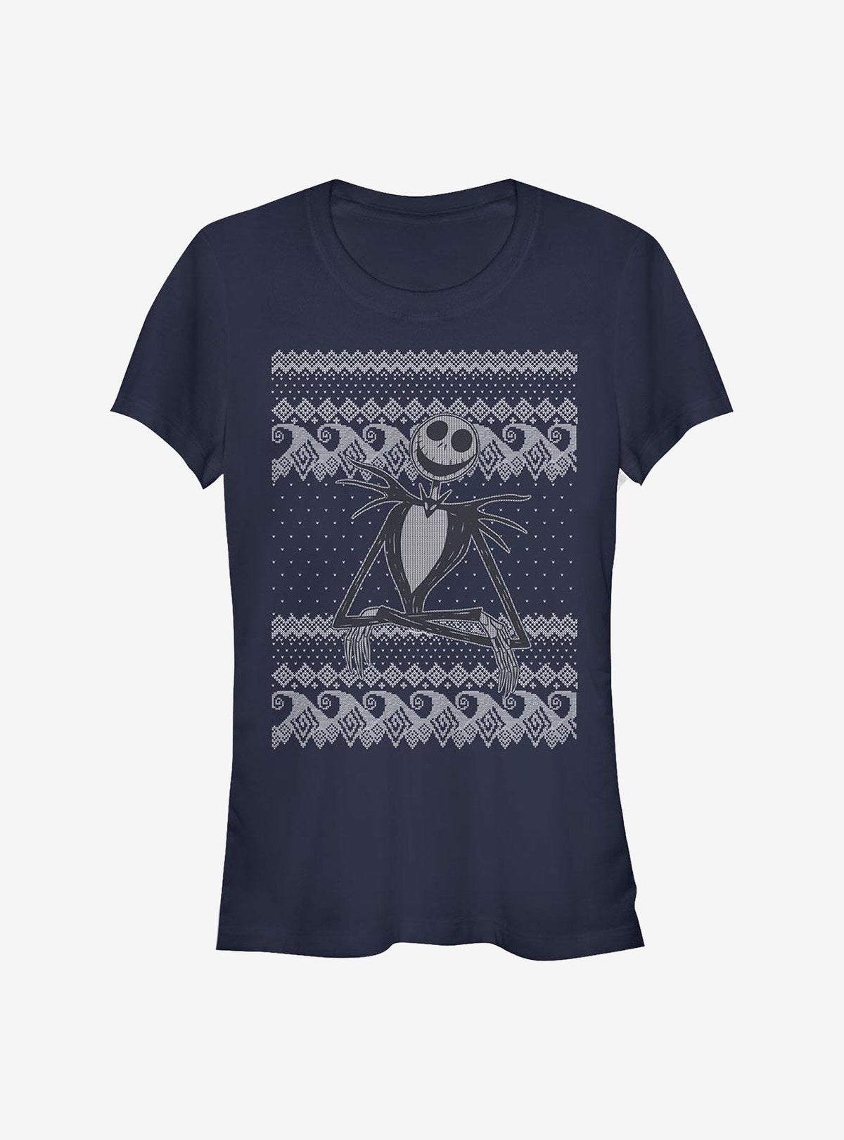 spooky holiday Jack Intarsia Sweater Girls T-Shirt