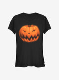 spooky holiday Pumpkin King Girls T-Shirt 2