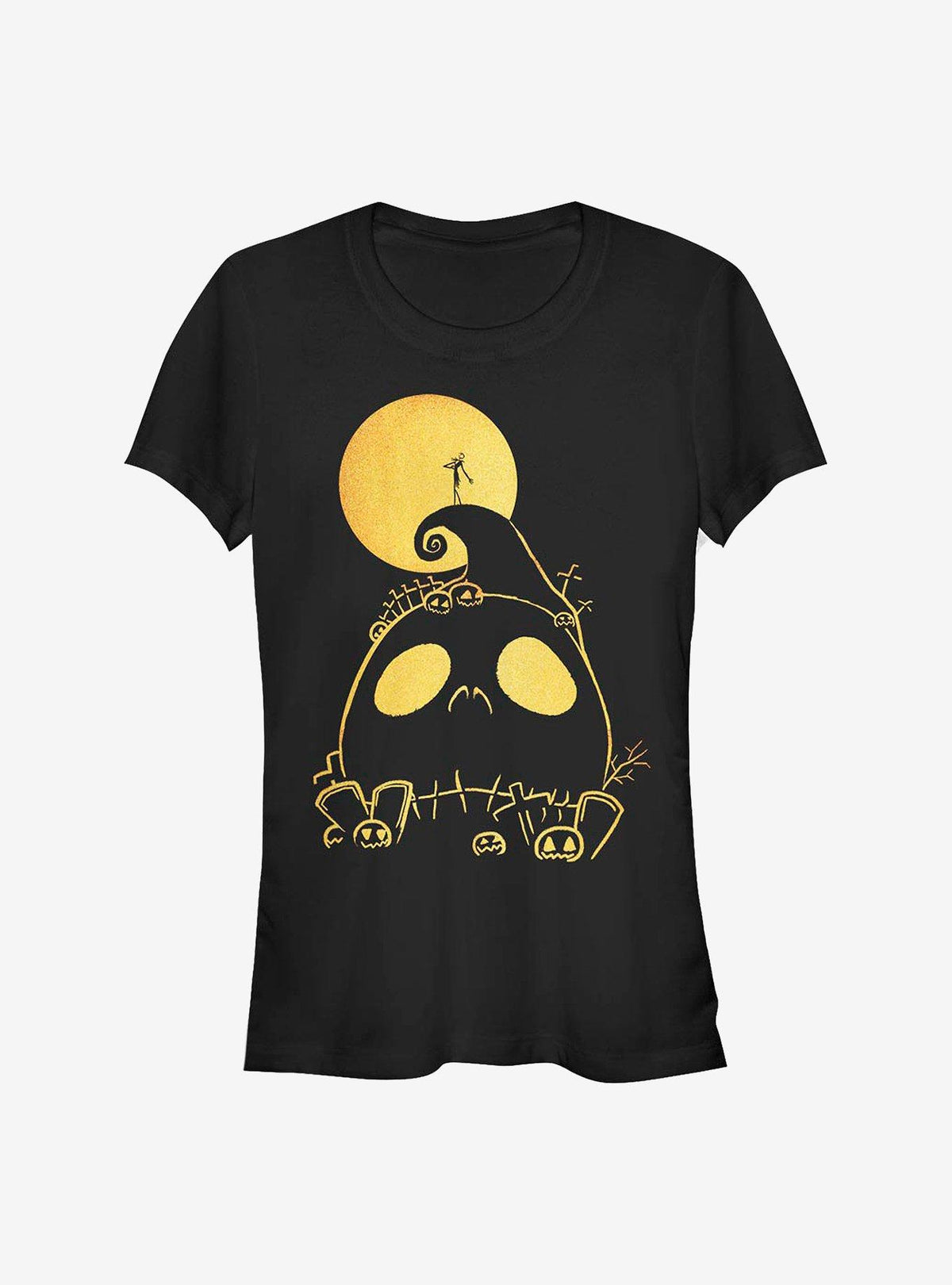 spooky holiday Cemetery Girls T-Shirt