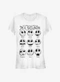 spooky holiday Jack Emotions Girls T-Shirt