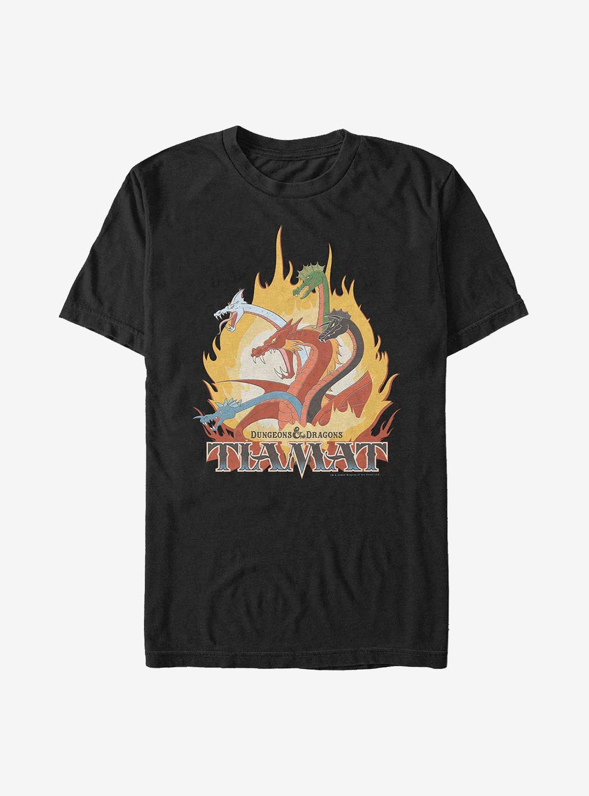 Dungeons Dragons Dragon Flames T-Shirt
