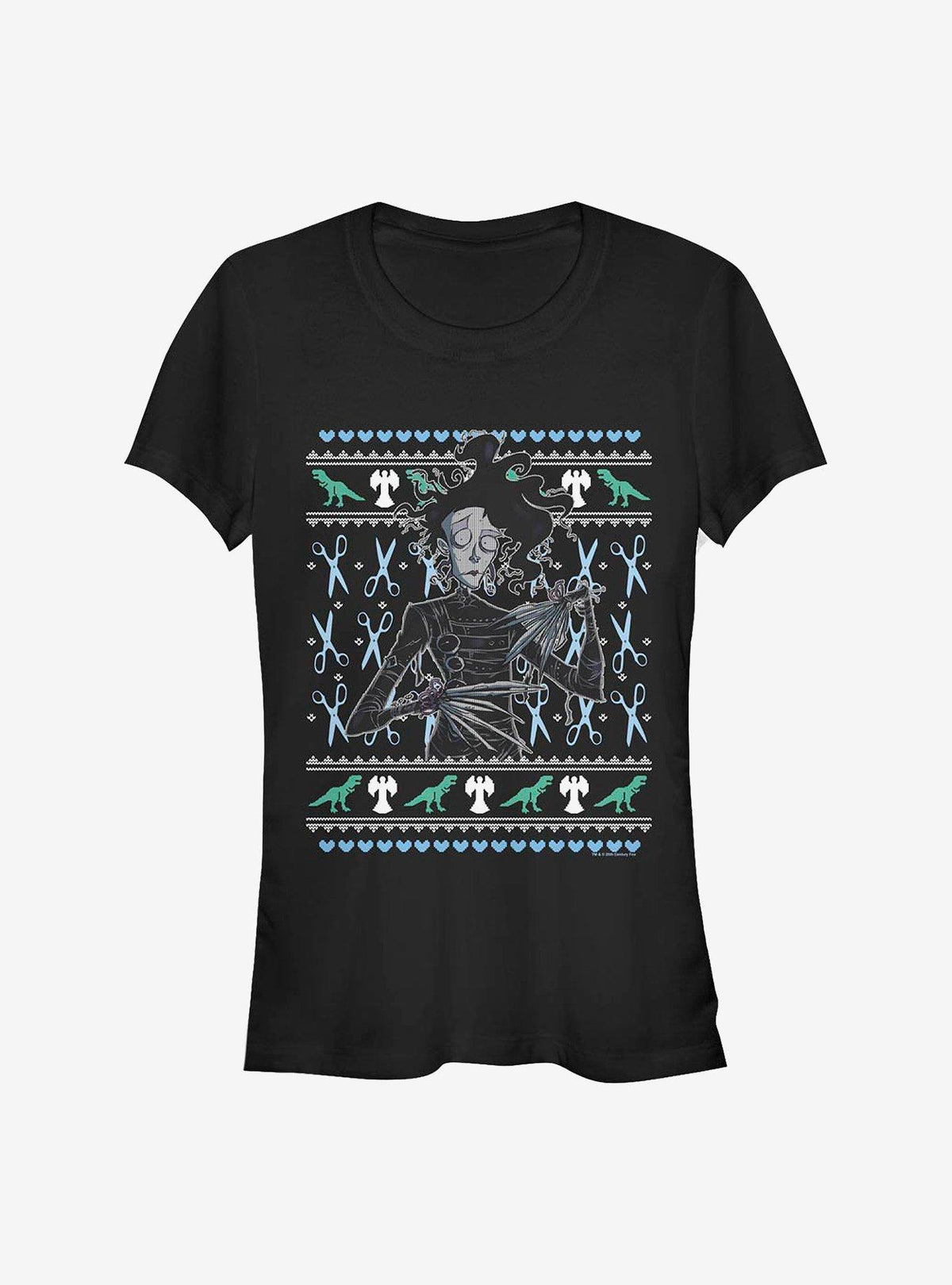 Edward Scissorhands Ugly Christmas Scissorhands Girls T-Shirt
