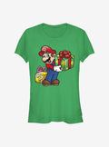 Nintendo retro platform gamer Christmas Present Girls T-Shirt