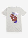 Beaver Offers A Beverage White T Shirt T Shirt Premium Print Funny Quote