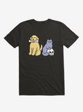 Good Dog Bad Cat Black T Shirt T Shirt Streetwear Style Daily Wear