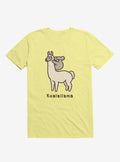 Koalallama Koala And Llama Yellow T Shirt T Shirt Premium Print Daily Wear
