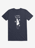 Look n Sharp Knife Navy Blue T Shirt T Shirt Premium Print Daily Wear