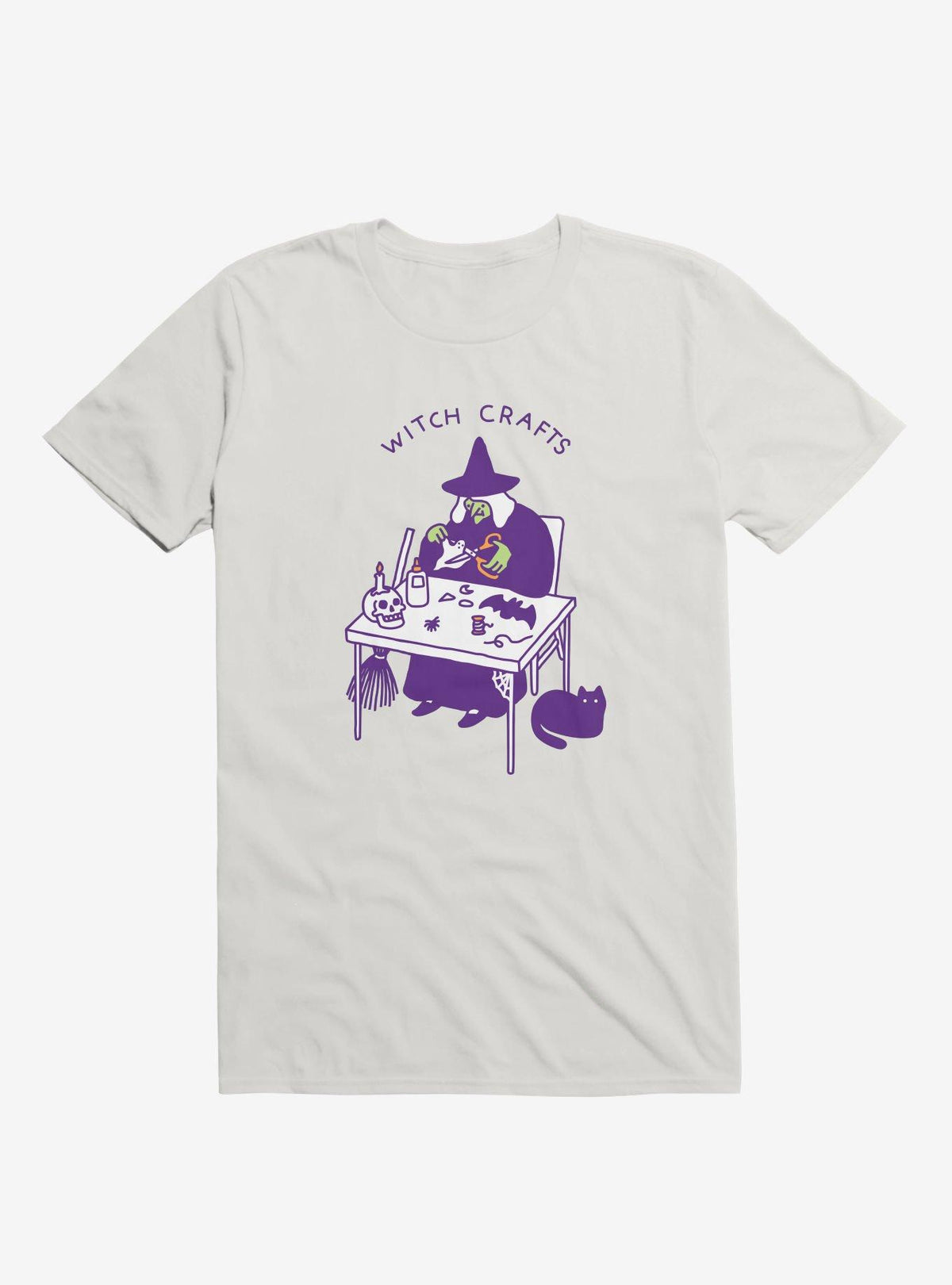 Witch Crafts White T Shirt T Shirt Comfort Fit Funny Quote