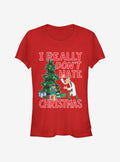 Phineas And Ferb Doof Christmas Girls T-Shirt