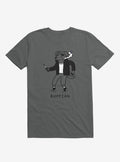 Ruffian Dog Asphalt Grey T Shirt T Shirt Comfort Fit Best Seller Look