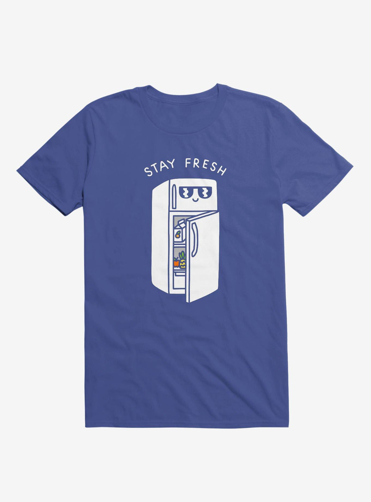 Stay Fresh Refrigerator Royal Blue T Shirt T Shirt Viral TikTok Gift Ready