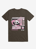 Monday Exe Sleeping Panda Brown T Shirt T Shirt Premium Print Funny Quote