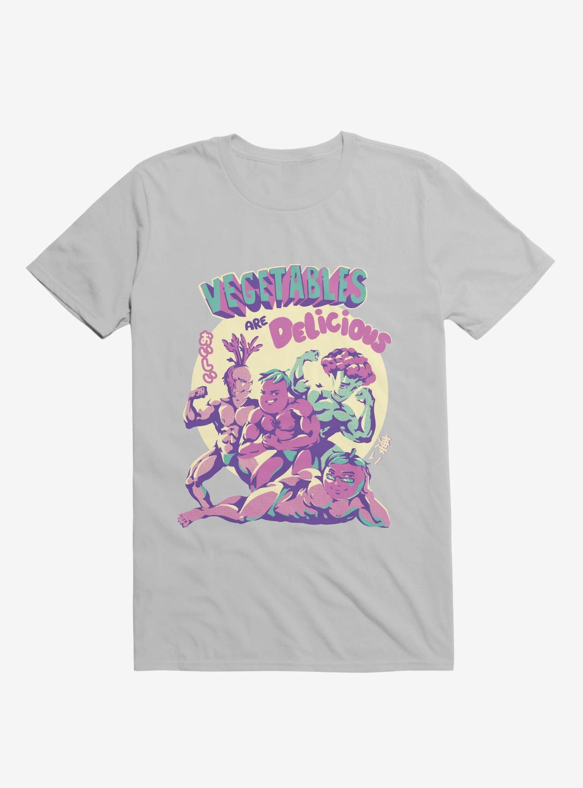 Vegetables Are Delicious Ice Grey T Shirt T Shirt Premium Print Gift Ready