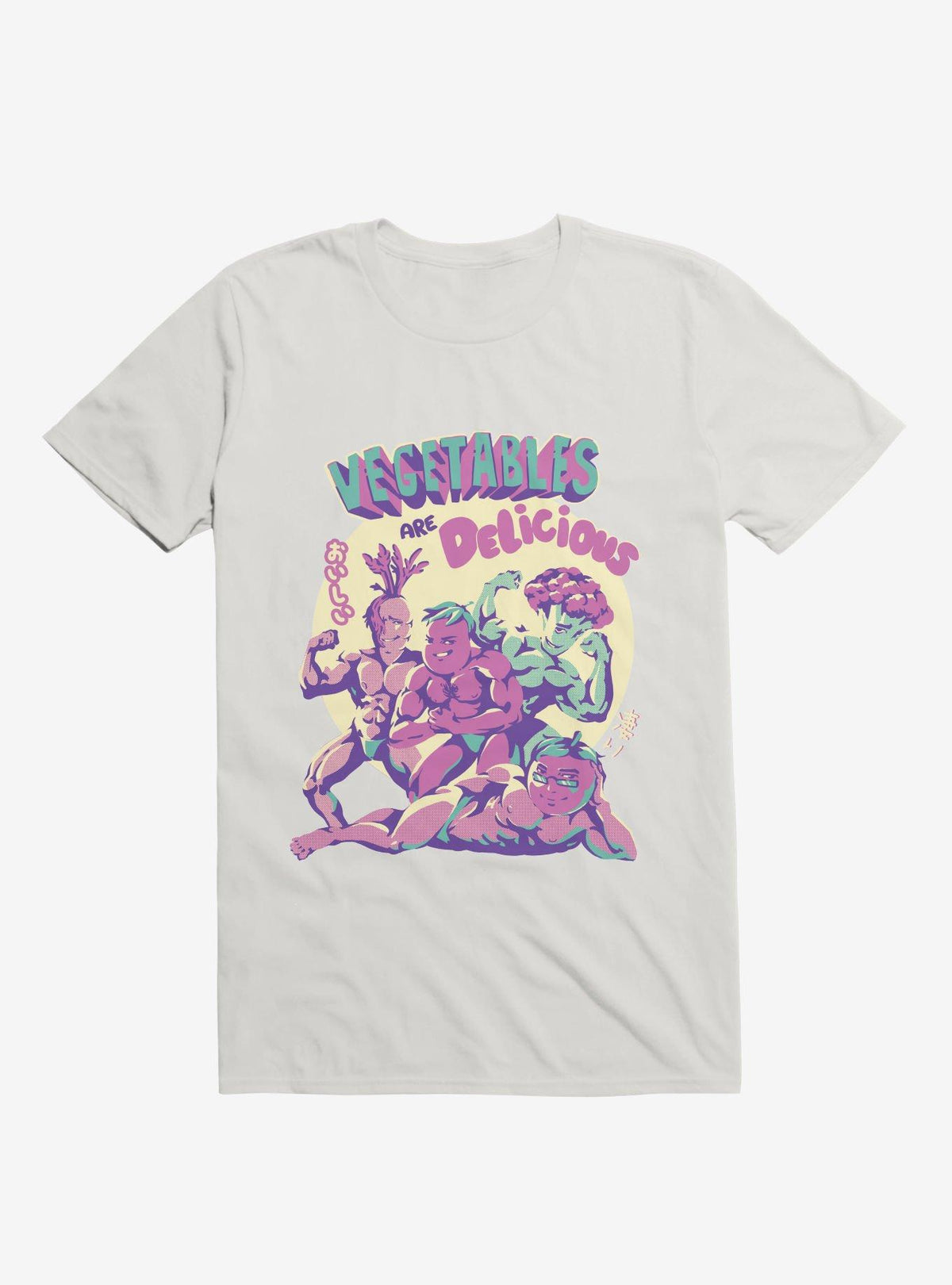 Vegetables Are Delicious White T Shirt T Shirt Viral TikTok Daily Wear