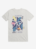 Geometry Is Weird White T Shirt T Shirt Comfort Fit Best Seller Look