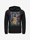 space adventure The Mandalorian The Child Neon Poster Hoodie