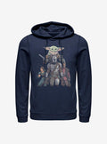 space adventure The Mandalorian Poster Hoodie