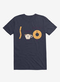 A Churro Bless You Coffee And Donut Navy Blue T Shirt T Shirt Premium Print Best Seller Look