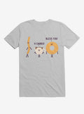 A Churro Bless You Coffee And Donut Ice Grey T Shirt T Shirt Premium Print Gift Ready