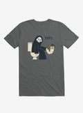 Grim Reaper Oops Pooper Charcoal Grey T Shirt T Shirt Streetwear Style Best Seller Look