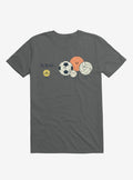 Sports Balls Playing Hide And Seek Charcoal Grey T Shirt T Shirt Premium Print Funny Quote