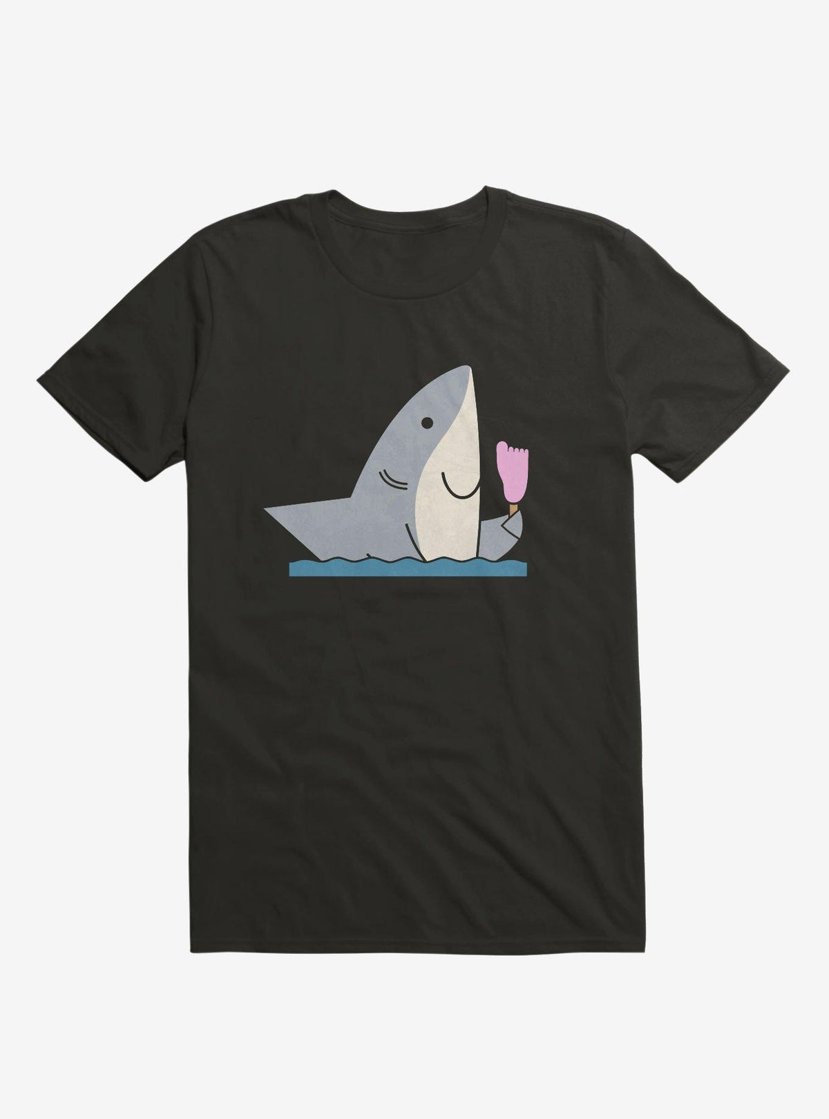 Ice Cream Shark Black T Shirt T Shirt Trending US Humor Gift
