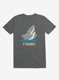 Moody Shark Faaark Charcoal Grey T Shirt T Shirt Viral TikTok Best Seller Look