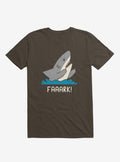 Moody Shark Faaark Brown T Shirt T Shirt Trending US Daily Wear