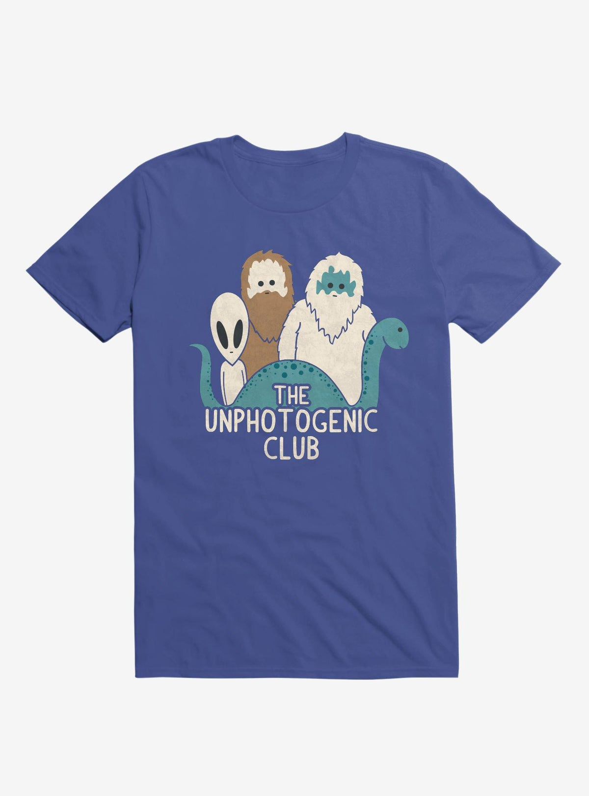 The Unphotogenic Club Mythical Creatures Royal Blue T Shirt T Shirt Viral TikTok Funny Quote