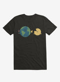 Earth Mmmoon Cheese Black T Shirt T Shirt Comfort Fit Daily Wear