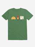 Taco Hot Sauce Toilet Paper Friends Irish Green T Shirt T Shirt Comfort Fit Funny Quote