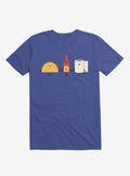 Taco Hot Sauce Toilet Paper Friends Royal Blue T Shirt T Shirt Comfort Fit Humor Gift