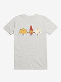 Taco Hot Sauce Toilet Paper Friends White T Shirt T Shirt Premium Print Gift Ready