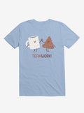 Teamwork Coffee And Poop Light Blue T Shirt T Shirt High Search Demand Daily Wear